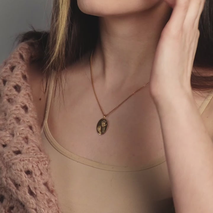 Unser ganzer Stolz! - Light Collection - Kette mit 1 Abdruck