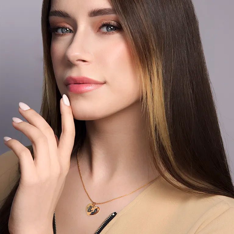 Am Herzen vereint - Kette mit 3D Abdruck - SEVOLY