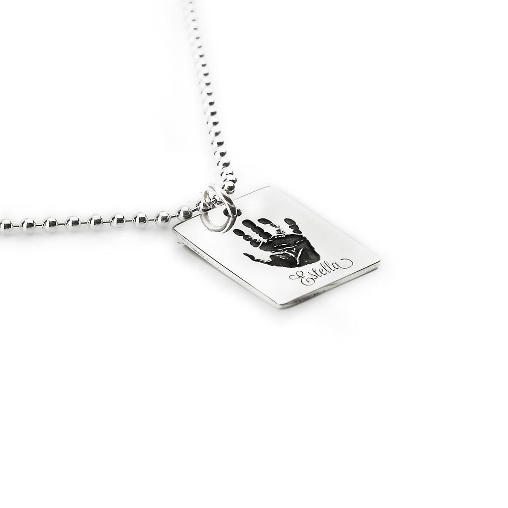 Dog Tag Kette mit 1 Abdruck - SEVOLY