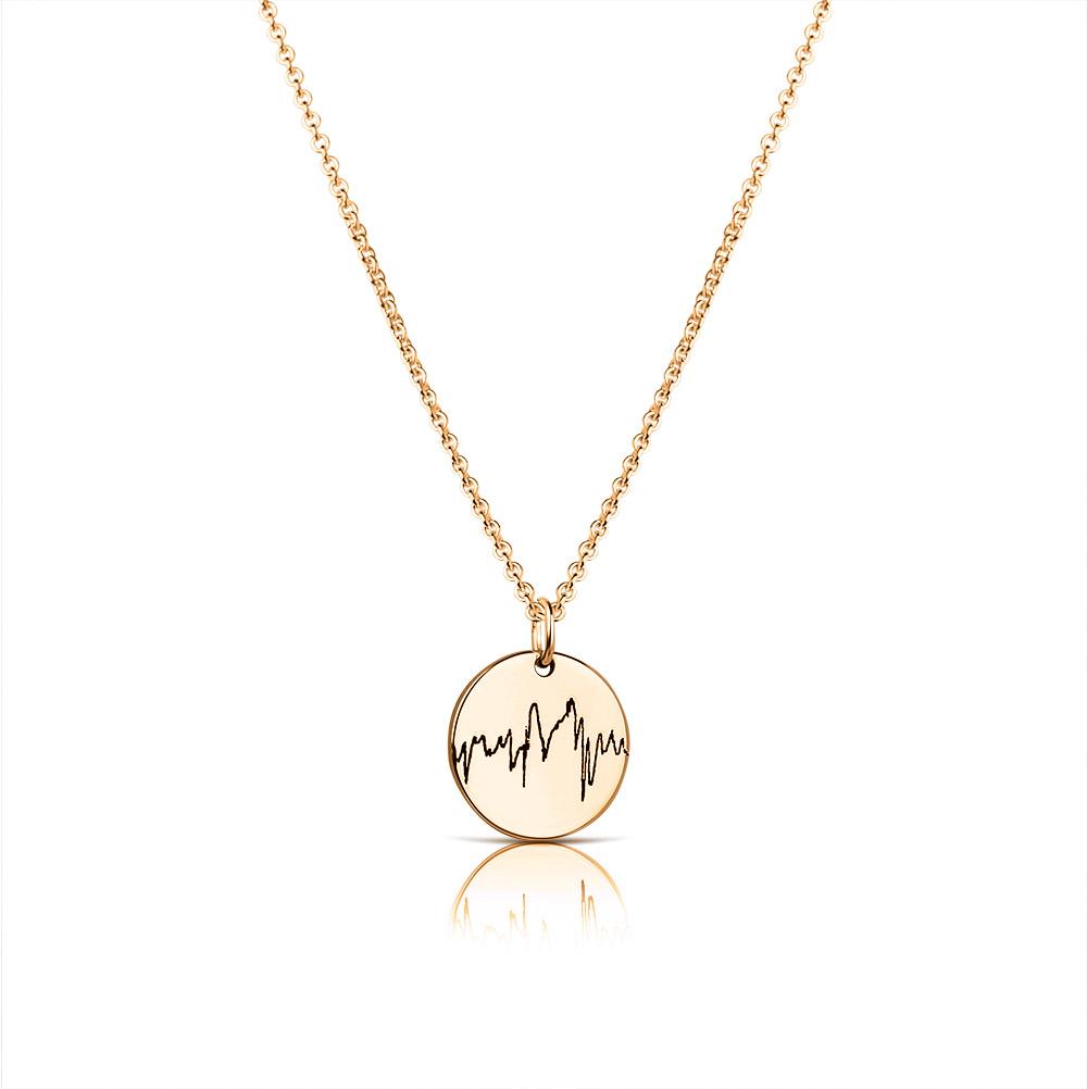 First Love - Heartbeat Collection - Kette mit CTG Gravur - SEVOLY