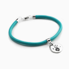 Leder Armband mit 3D Abdruck