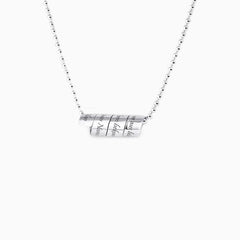 Open Scroll - Kette mit Textgravur