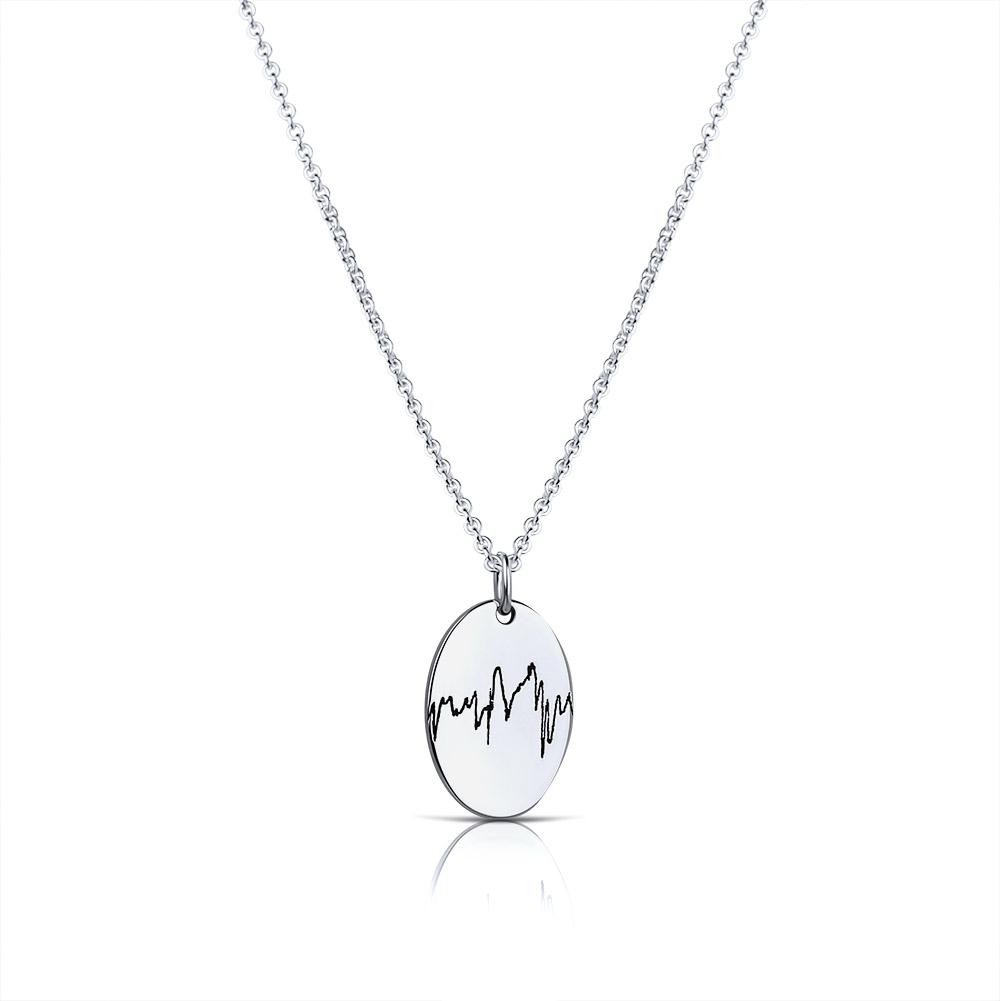 Unser ganzer Stolz! - Heartbeat Collection - Kette mit CTG Gravur - SEVOLY